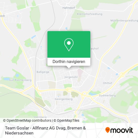 Team Goslar - Allfinanz AG Dvag Karte