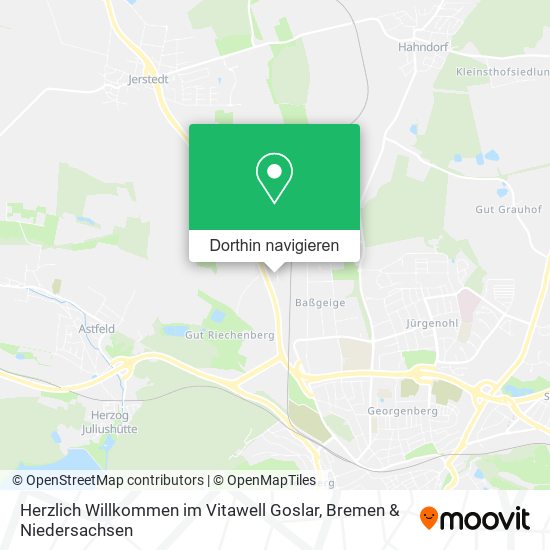 Herzlich Willkommen im Vitawell Goslar Karte