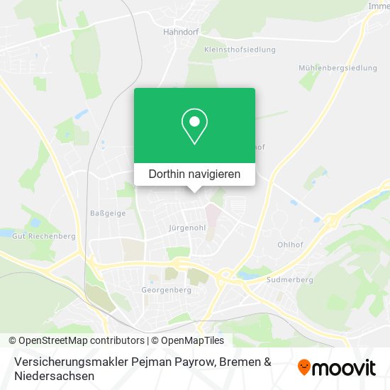 Versicherungsmakler Pejman Payrow Karte