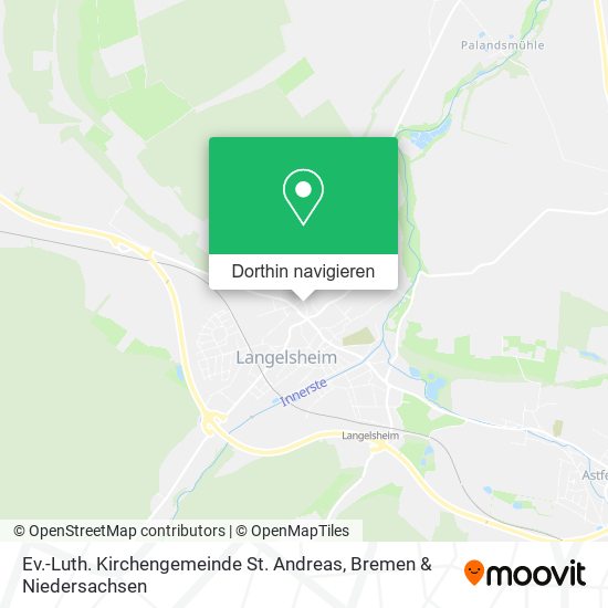 Ev.-Luth. Kirchengemeinde St. Andreas Karte
