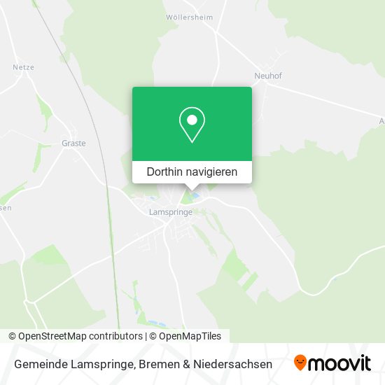 Gemeinde Lamspringe Karte