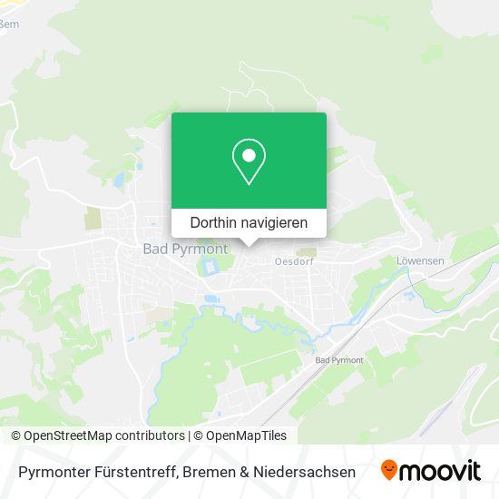 Pyrmonter Fürstentreff Karte