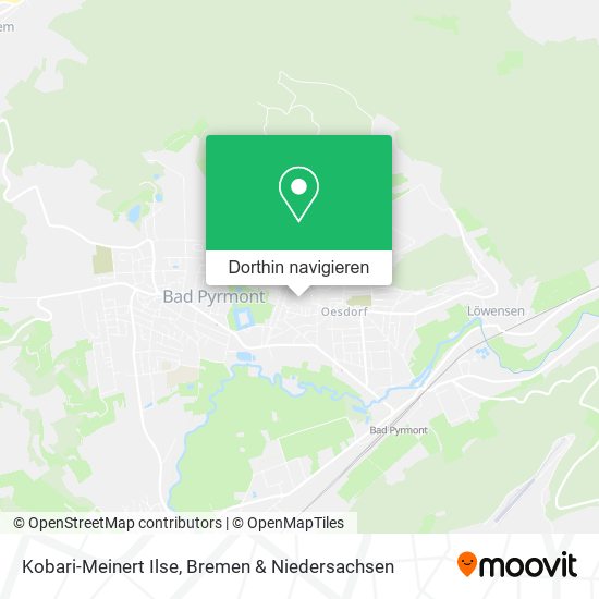 Kobari-Meinert Ilse Karte