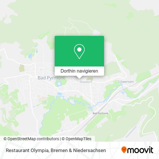Restaurant Olympia Karte