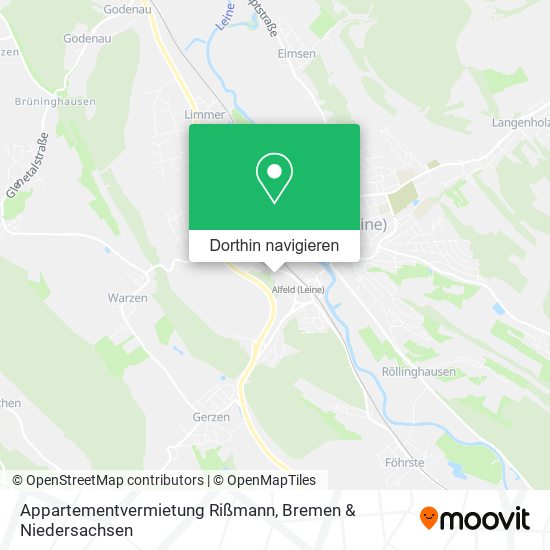 Appartementvermietung Rißmann Karte