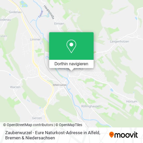 Zauberwurzel - Eure Naturkost-Adresse in Alfeld Karte