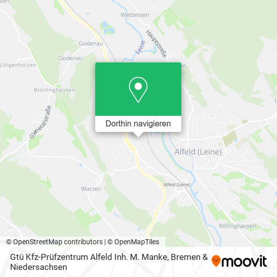 Gtü Kfz-Prüfzentrum Alfeld Inh. M. Manke Karte