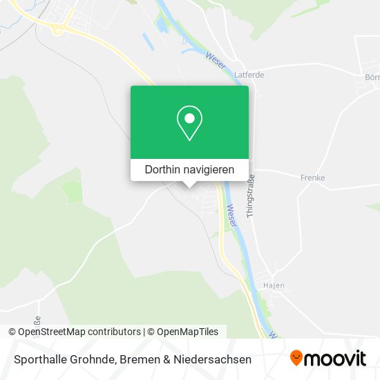 Sporthalle Grohnde Karte