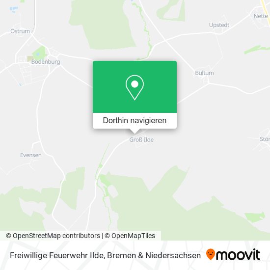 Freiwillige Feuerwehr Ilde Karte