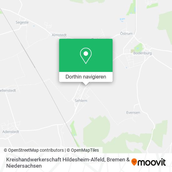 Kreishandwerkerschaft Hildesheim-Alfeld Karte