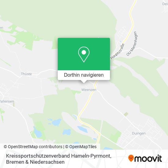 Kreissportschützenverband Hameln-Pyrmont Karte