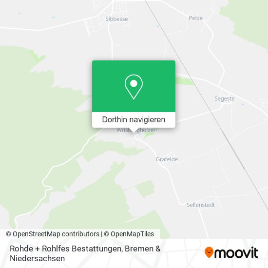 Rohde + Rohlfes Bestattungen Karte