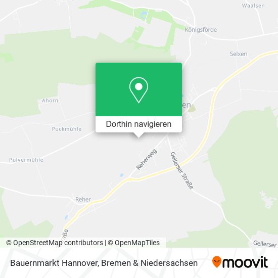 Bauernmarkt Hannover Karte