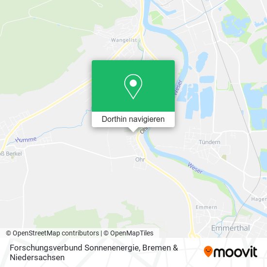 Forschungsverbund Sonnenenergie Karte