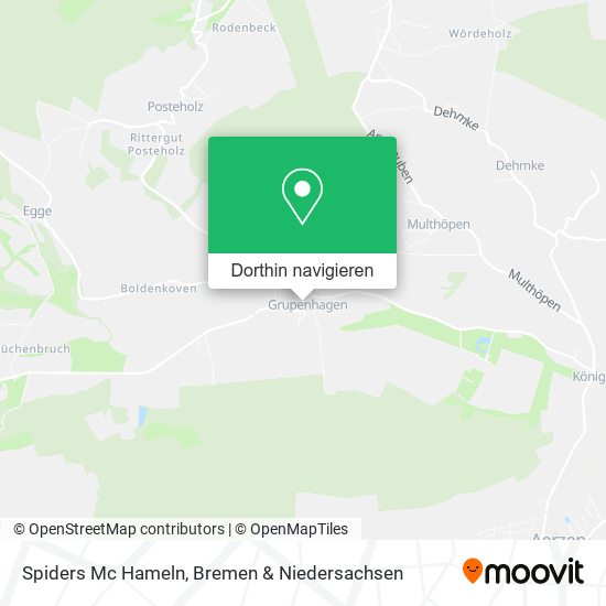 Spiders Mc Hameln Karte