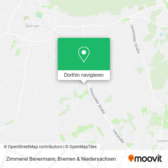 Zimmerei Bevermann Karte