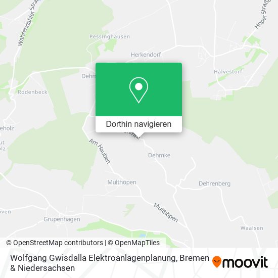 Wolfgang Gwisdalla Elektroanlagenplanung Karte