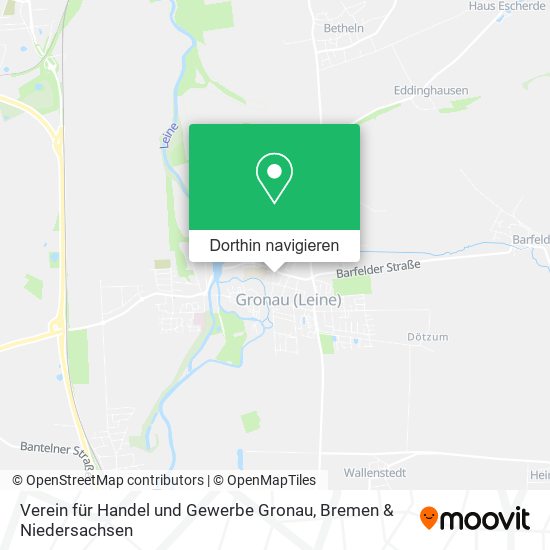Verein für Handel und Gewerbe Gronau Karte