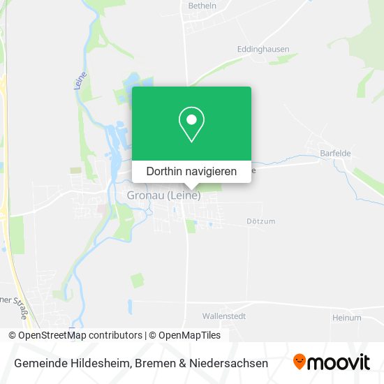 Gemeinde Hildesheim Karte