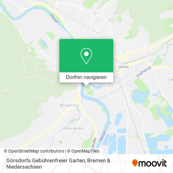 Görsdorfs Gebührenfreier Garten Karte