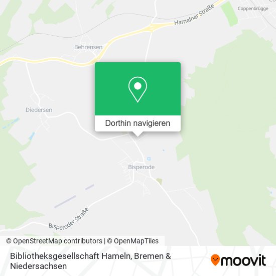 Bibliotheksgesellschaft Hameln Karte