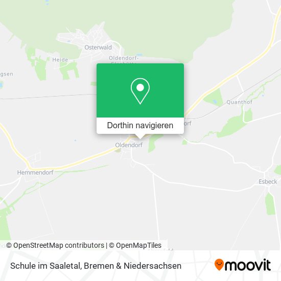 Schule im Saaletal Karte