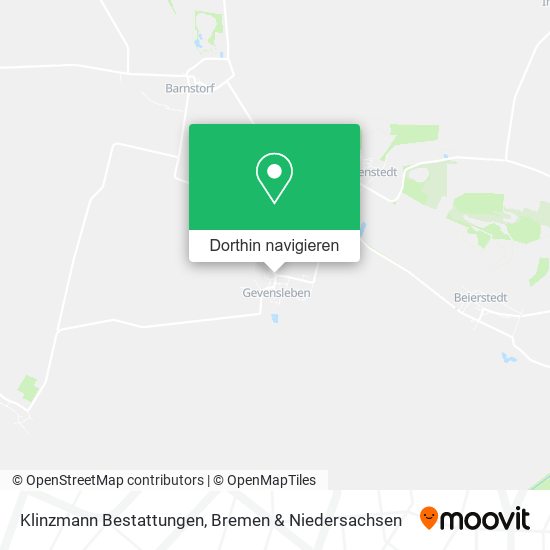 Klinzmann Bestattungen Karte
