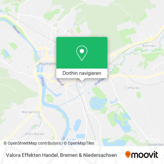 Valora Effekten Handel Karte