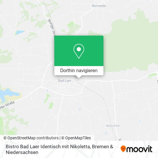 Bistro Bad Laer Identisch mit Nikoletta Karte