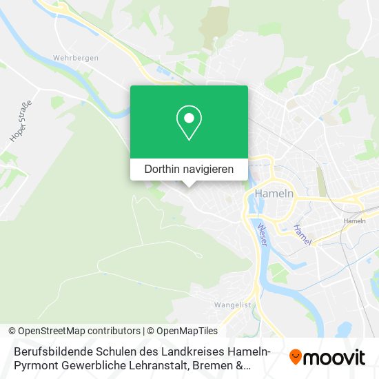 Berufsbildende Schulen des Landkreises Hameln-Pyrmont Gewerbliche Lehranstalt Karte