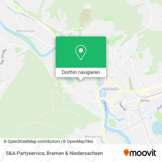 S&A-Partyservice Karte