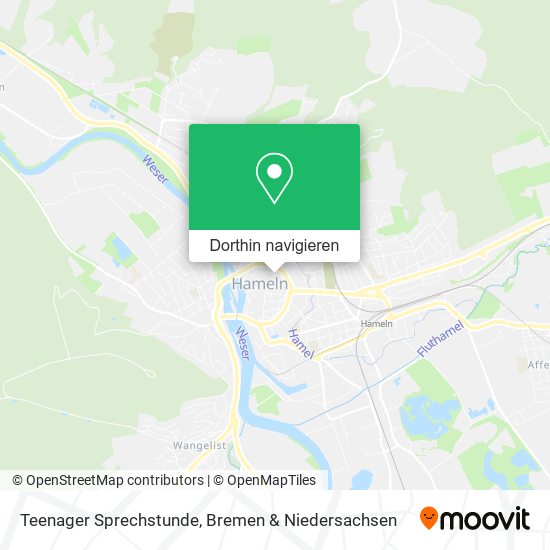 Teenager Sprechstunde Karte