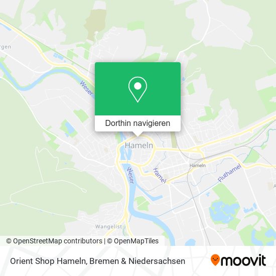 Orient Shop Hameln Karte