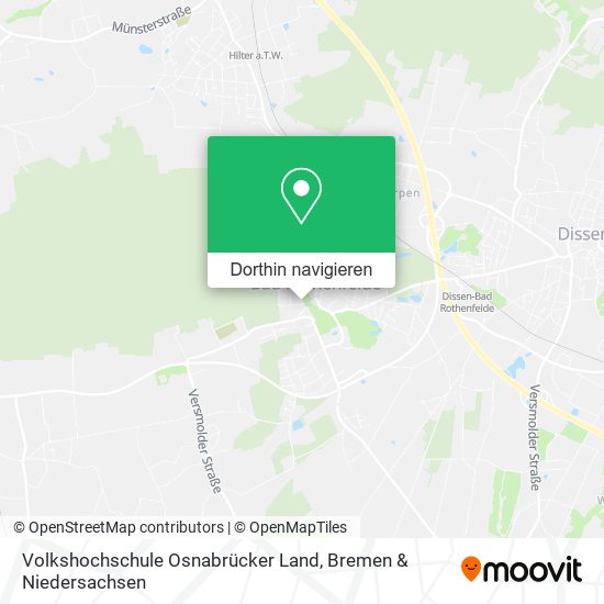 Volkshochschule Osnabrücker Land Karte