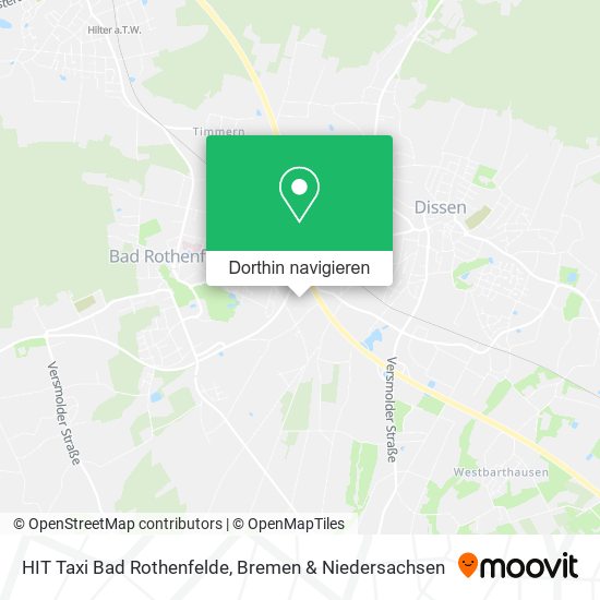 HIT Taxi Bad Rothenfelde Karte