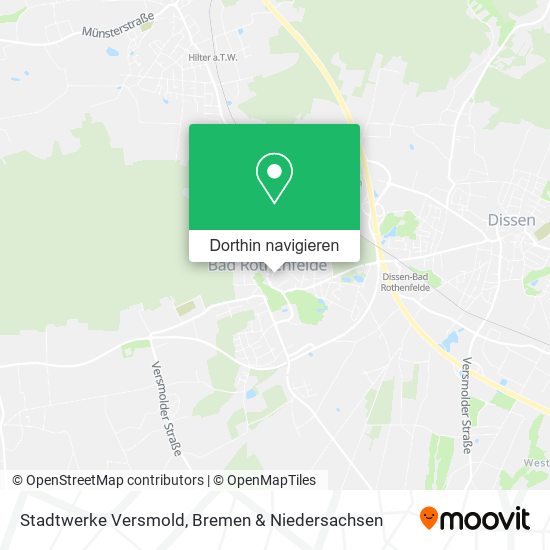 Stadtwerke Versmold Karte