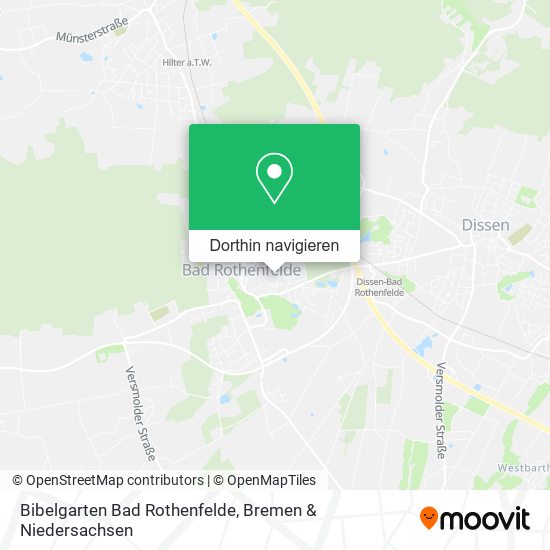 Bibelgarten Bad Rothenfelde Karte