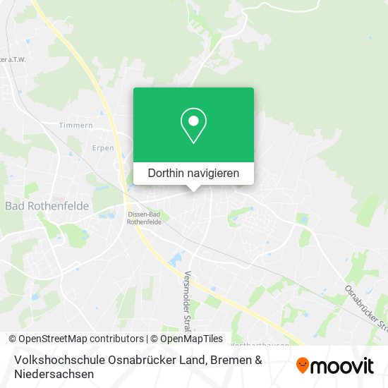 Volkshochschule Osnabrücker Land Karte