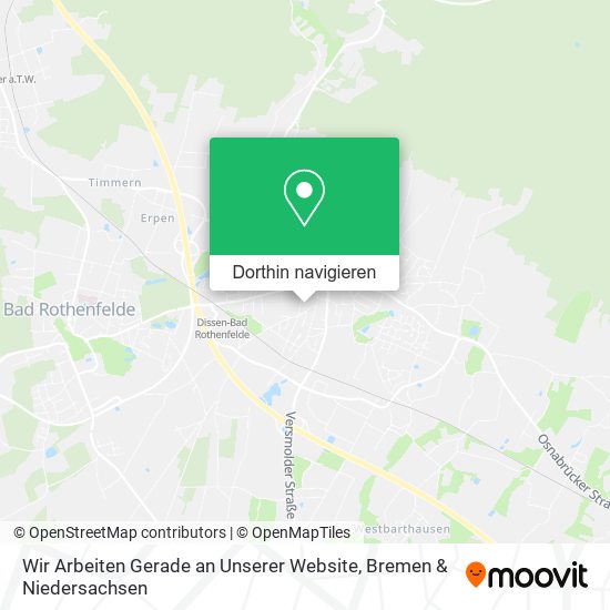 Wir Arbeiten Gerade an Unserer Website Karte