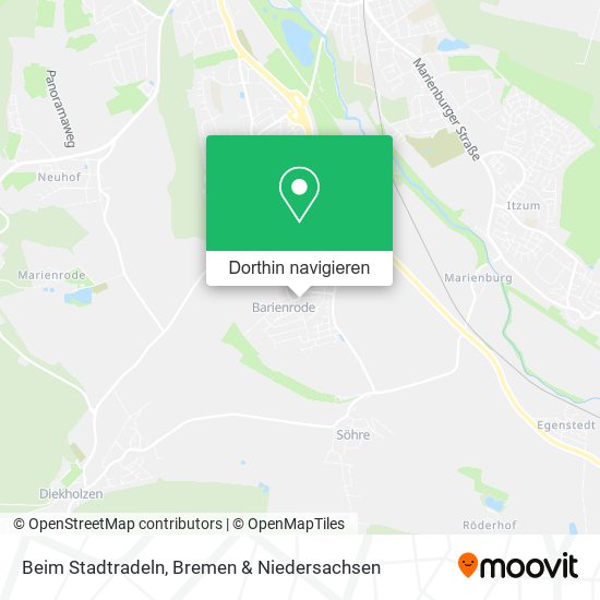 Beim Stadtradeln Karte