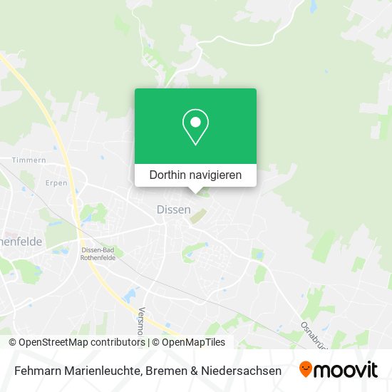 Fehmarn Marienleuchte Karte