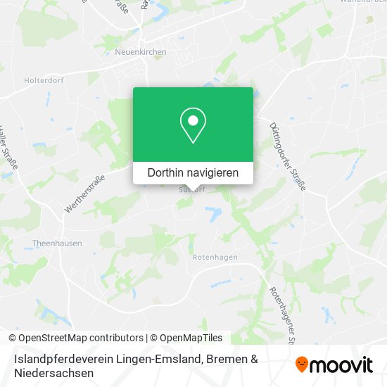 Islandpferdeverein Lingen-Emsland Karte