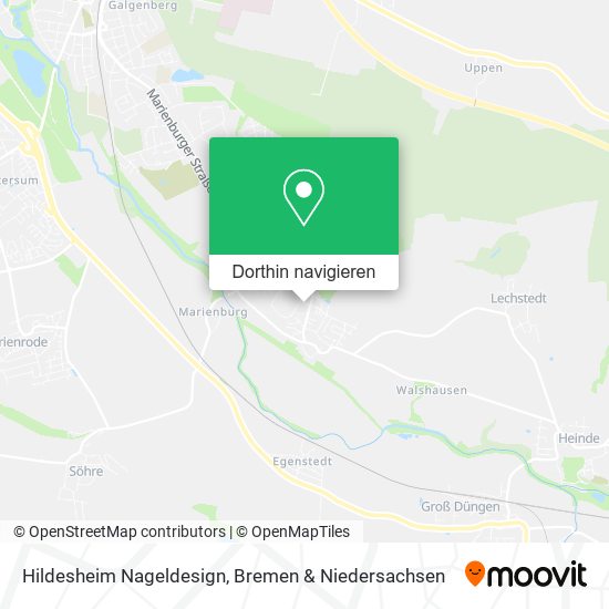 Hildesheim Nageldesign Karte
