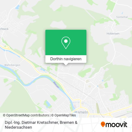 Dipl.-Ing. Dietmar Kretschmer Karte