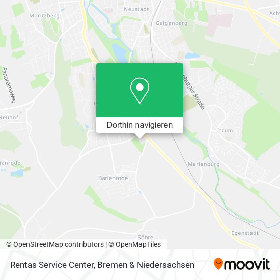 Rentas Service Center Karte
