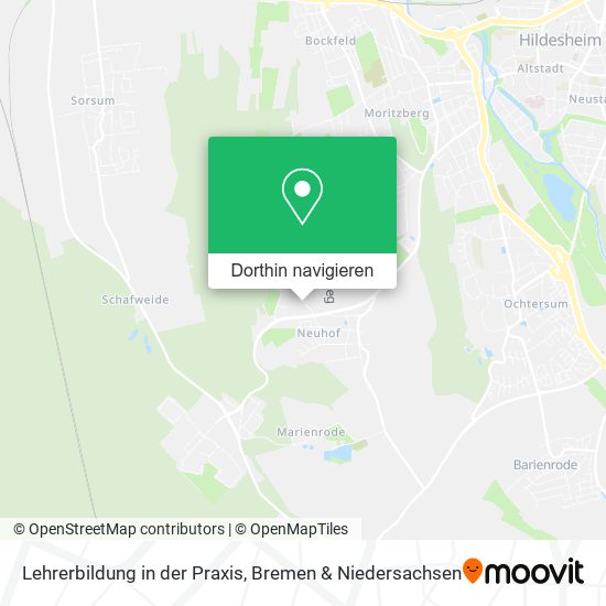 Lehrerbildung in der Praxis Karte