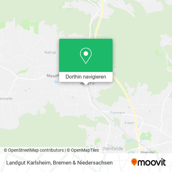 Landgut Karlsheim Karte