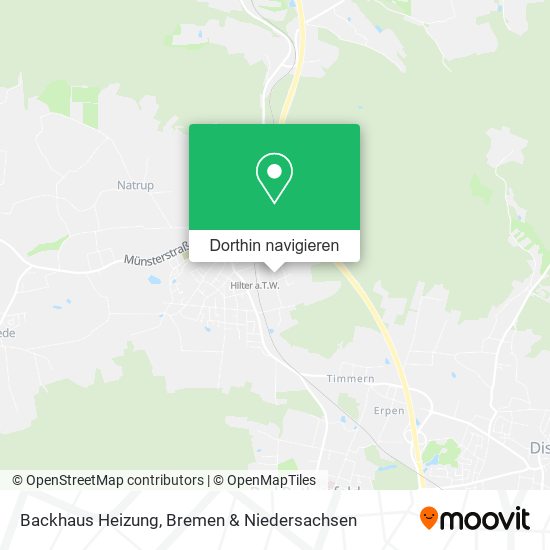 Backhaus Heizung Karte