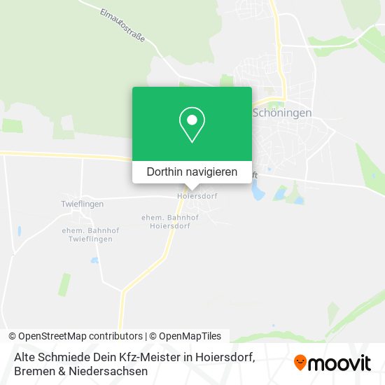 Alte Schmiede Dein Kfz-Meister in Hoiersdorf Karte