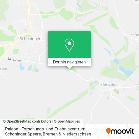 Paläon - Forschungs- und Erlebniszentrum Schöninger Speere Karte